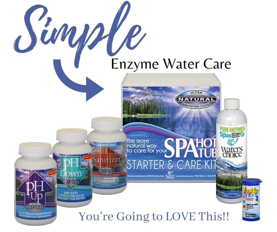 Waters Choice spa care kit has everything you need to start up a new spa or take care of an old one.