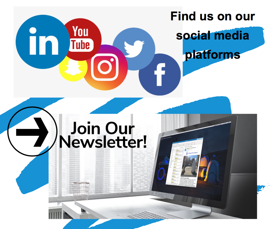 Join us on our social media platforms and sign up for our newsletter