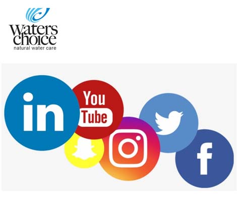 Waters Choice social media platforms.